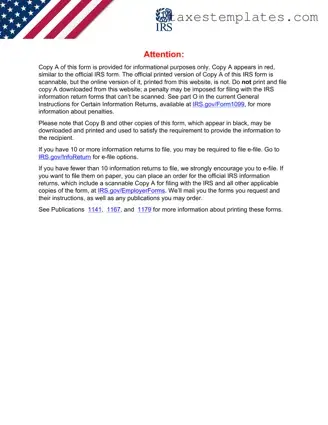 Free IRS 1099-R Template in PDF