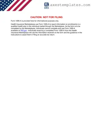 Free IRS 1095-A Template in PDF
